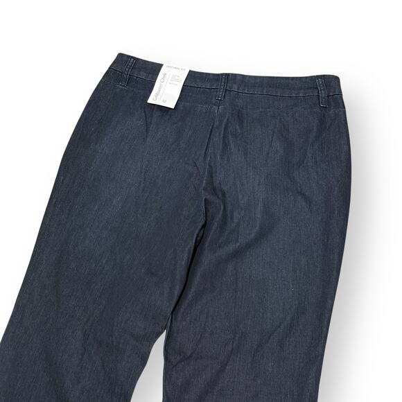 NWT Coldwater Creek Natural Fit Bootcut Jeans Womens 12 Dark Wash Denim Trouser - Picture 7 of 11